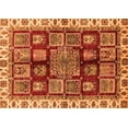 thumbnail image 1 of Ahgly Company Indoor Rectangle Abstract Orange Modern Area Rugs, 8' x 12', 1 of 4