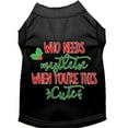 thumbnail image 4 of Christmas Pet Dog  Cat Shirt Screen Printed, "Who Needs Mistletoe", 4 of 10