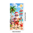 thumbnail image 2 of Flamingo Inflatable Summer Santa Claus Holiday Beach Banner for Christmas Party Tropical Theme Kids Activity, 2 of 7