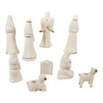 thumbnail image 3 of Kurt Adler 2-6.75-Inch Gold and White Nativity Table Piece, 9 Piece Set, 3 of 4