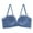Blue, variant on WRKEKC Wireless Bras for Women, Women's Lace Thin Style Ventilate Front Buckle Bra without Steel Rim