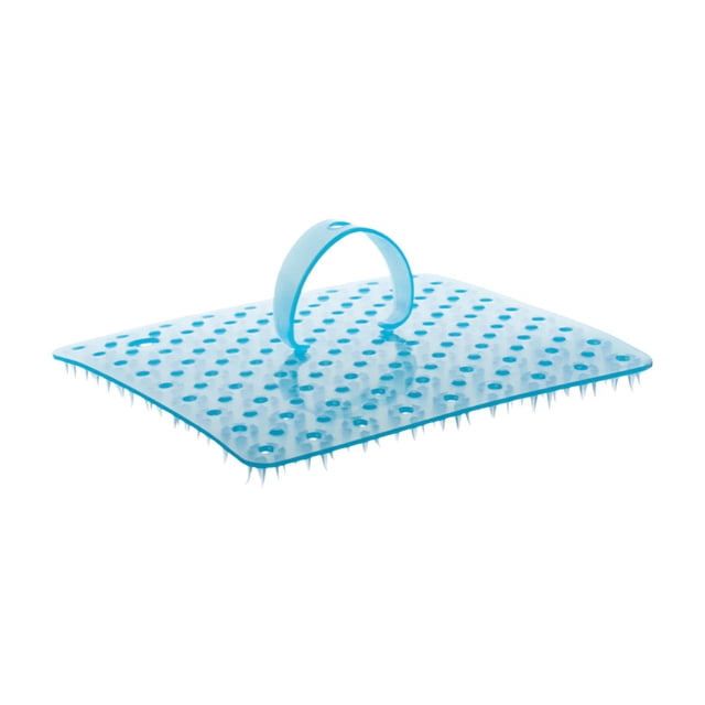 Cepillo para verduras Cepillo flexible Herramienta de limpieza de costras Limpieza de frutas y verduras azul