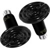 Simple Deluxe 100W 2-Pack Ceramic Heat Emitter, No Light Emitting Light Bulbs, Ceramic Heat Lamp for Reptiles, Amphibian, Chicken, Dog, Cat