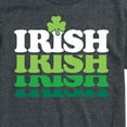 thumbnail image 3 of Instant Message - Irish Retro Repeat - Men's Short Sleeve Graphic T-Shirt, 3 of 6