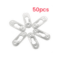 thumbnail image 2 of 50Pcs Picture Hangers 42mmX16mm Metal Keyhole Hanger Fasteners for Picture Furnniture Cabinet Accessory, 2 of 5