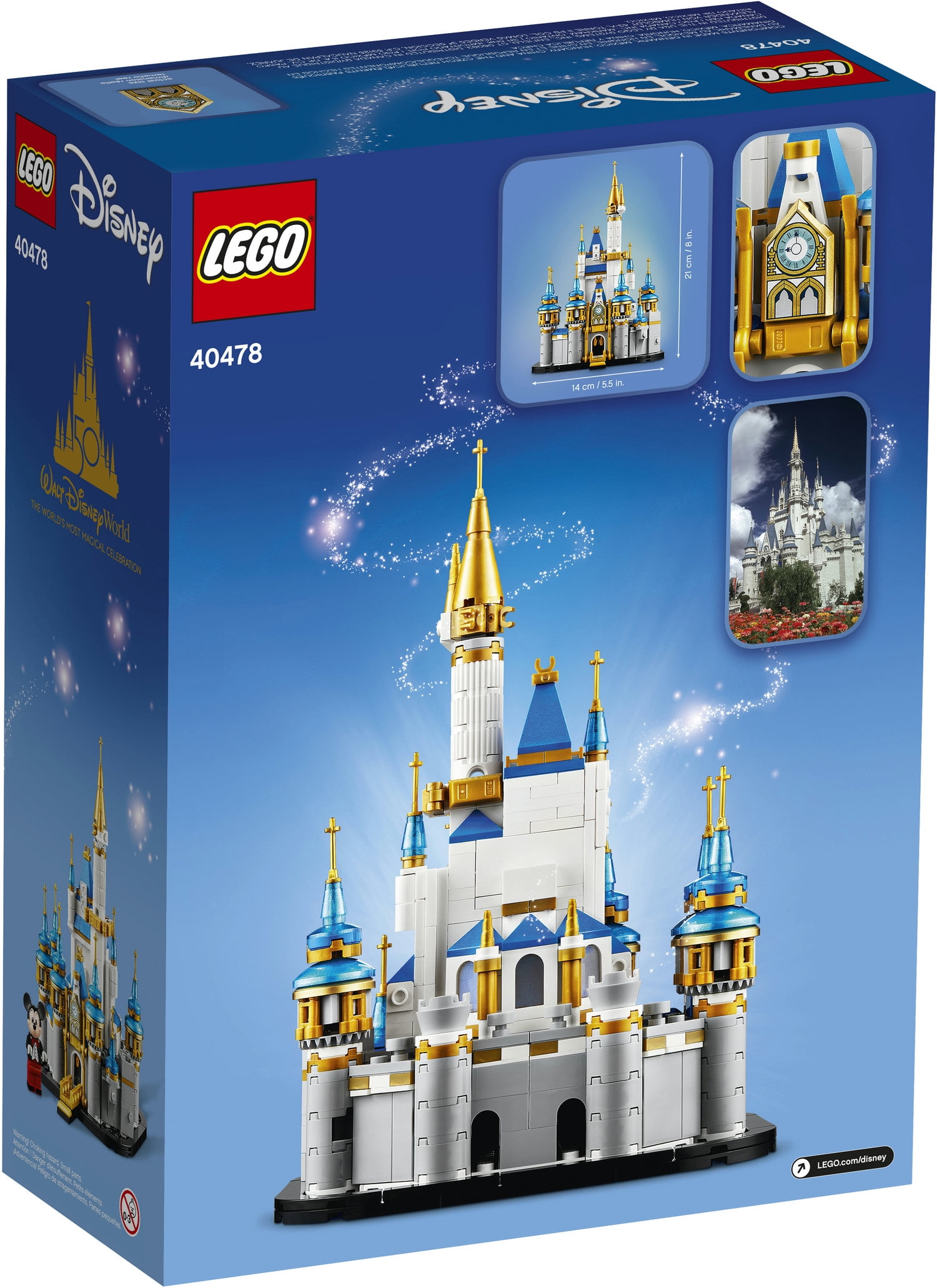 Moralsk Nebu Bane LEGO Mini Disney Castle 40478 Building Set (567 Pieces) - Walmart.com