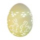 thumbnail image 2 of CaiYueKe Easter Egg Light Ceramic Night Lamp, Hollowed Out Glowing Table Decor, Modern Home Decoration for Spring Holiday, Indoor Outdoor Decorative Lighting, Warm Festive Accent Piece, 2 of 7