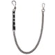 thumbnail image 5 of Cadena para billetera para mujeres y niñas, elegante, resistente, de hierro de 66 cm, moderna, con cierre para jeans. Negro, 5 of 9