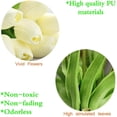 thumbnail image 3 of 30pcs Artificial Tulip Real Touch Flower for Wedding Home Decor Centerpiece, 3 of 4