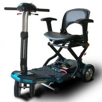EV Rider Transport Plus - Manual Folding Scooter Power Mobility SeaFoam Blue
