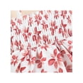 thumbnail image 5 of Gzhioc Baby Girls Summer Romper, Sling Pink Floral/Yellow Sunflower Ruched Dress-Like One-Piece, 5 of 8