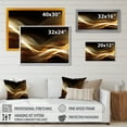 thumbnail image 4 of Designart "Gold Elegant Modern Sofa II" Modern Waves Wall Art Living Room, 4 of 5