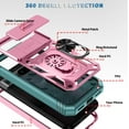 thumbnail image 6 of HCTian for Google 8A Phone Case,360° Kickstand & Slide Camera Cover,Military Heavy Duty Full Body Hard Shell Phone Case for Google Pixel 8A Shockproof,6.1 inch, 6 of 7