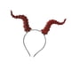 thumbnail image 2 of Diadema con cuernos de diablo, accesorio para la cabeza, para juegos de rol, espectáculos, fiestas temáticas Cuernos rojos, 2 of 9