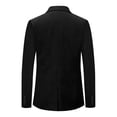 thumbnail image 5 of KeShDi Dress Jackets for Men Sport Coat Suit Jacket Slim Business One Button Black S, 5 of 6