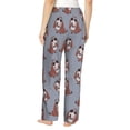 thumbnail image 3 of Pajama Pants Women, Cute cartoon Dog Sweatpants Soft Sleep Lounge Pants, Casual PJ Bottoms Pants with Pockets, 3 of 5