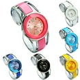 thumbnail image 3 of HEVIRGO Montre Bracelet Jonc pour Femmes, Mode, Quartz Analogique, Boîtier Rond, Ouverture à l'Extrémité, Blanc, 3 of 9