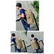 thumbnail image 3 of Qarigey grande para hombre, bolsa de viaje multifuncional para exteriores, bolso de hombro deportivo grande para montañismo, senderismo, Envolturas para manijas de equipaje OrdinarioVerde oscuro/S Qarigey AP012265-03, 3 of 6