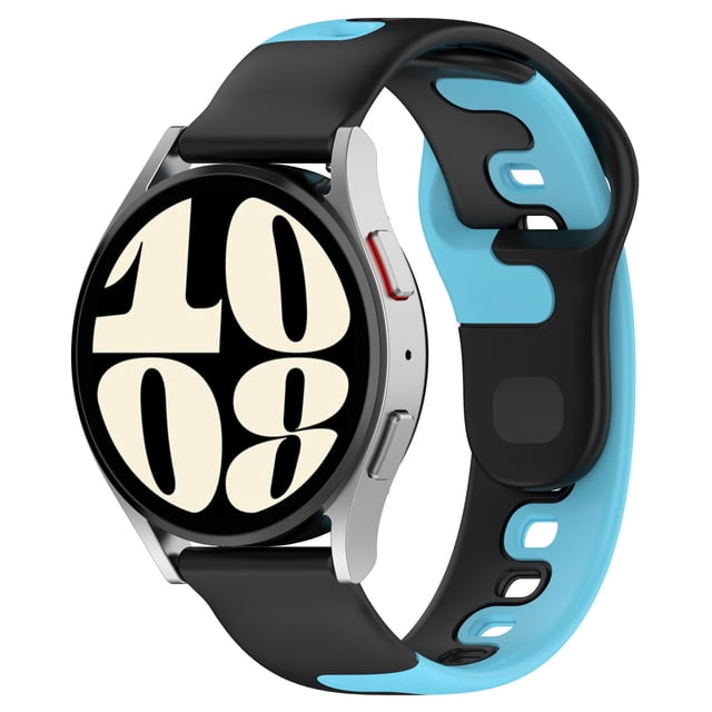 Pulsera de silicona deportiva de color sólido a prueba de sudor con ajuste cómodo y amplia compatibilidad compatible con Smartwatch