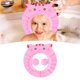 thumbnail image 4 of Gorro shower, protección para los ojos y los oído gorros de champú impermeables de champú suave, funda para cabeza Rosa Sunnimix Gorros de baño ajustables, 4 of 8
