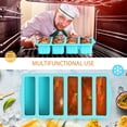 thumbnail image 3 of AsFrost 3Pack Silicone Freezer Trays with Lid,2 Large 2-Cup(500ml)&4 Medium 1-Cup(125ml)&6 Small 1/2-Cup(75ml) Soup Freezer Container Molds,Ice Cube Tray For Meal Prep&Freezing Soup,Stews,Sauces, 3 of 7