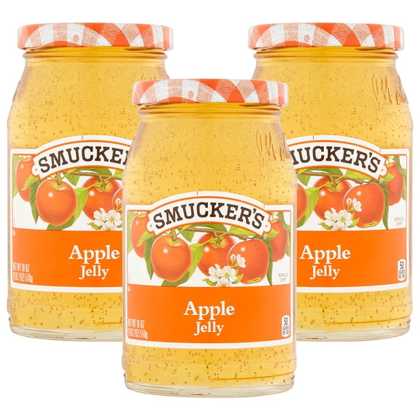 3 Pack Smucker S Apple Jelly 18 Oz Walmart Com Walmart Com