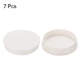 thumbnail image 3 of Unique Bargains 70mm OD Pipe Hole Plugs, 7 Pack PVC Round Tubing Insert Pipe End Cover for Pipeline Protection, White, 3 of 4