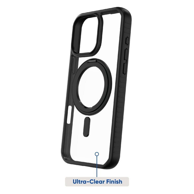 onn. MagSafe Compatible Phone Case with Ring Stand for