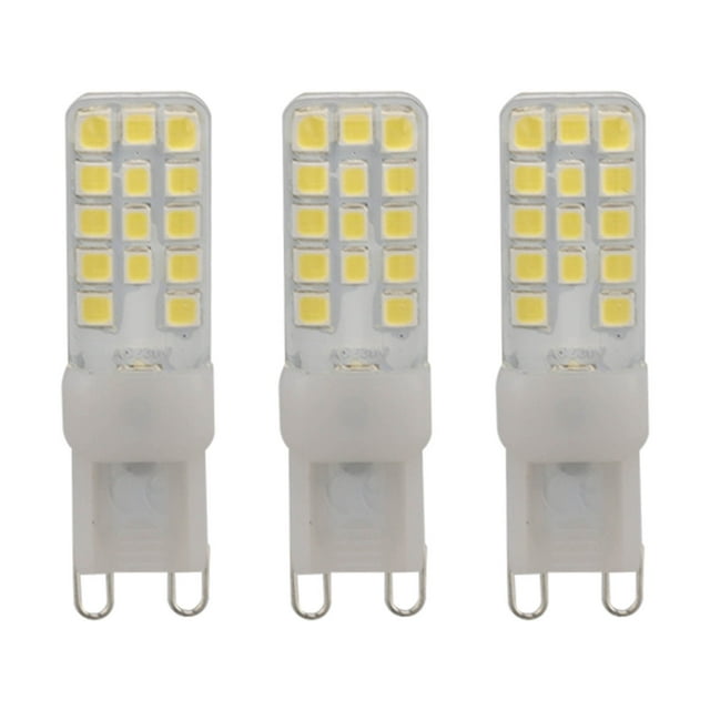 3 uds G9 bombilla LED regulable ahorro de energía Bi Pin Base G9 bombilla LED 5W 6000K 110V para candelabros luz de techo
