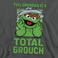 thumbnail image 2 of Sesame Street Fahter's Day Total Grouch Grandad Unisex Adult Crewneck Sweatshirt, Charcoal, Medium, 2 of 4