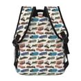 thumbnail image 4 of Disketp Train Mochila Estampada para Hombre y Mujer – Mochila Ligera Clásica con Múltiples Bolsillos para Universidad, Trabajo y Viajes-One Size, 4 of 5