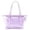 Purple, variant on FNFYFH Women's Waterproof PVC Clear Tote Bags Multi Use Shoulder Bag Handbag Beach Bag Shopping Bag