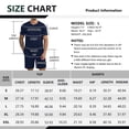thumbnail image 4 of Iceglad Mens Pajamas Set Short Sleeve Pj Set Soft Stretch Sleepwear for Men Lightweight Summer Lounge Set Casual 2 Piece Loungewear with Shorts, 4 of 9