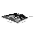 thumbnail image 2 of MLINS Universal Battery Tray Car Battery Tray Metal Battery Storage Bracket Automotive Battery Holder Metal Battery Holder Car Battery Support Tray, 2 of 8