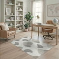 thumbnail image 2 of ODIKA Extra Large Tonal Gradient Negative Neutral Grey Pile Plush for Home Office, Gaming Room, Under Desk, Non-Slip Chair-Friendly, 2 of 7