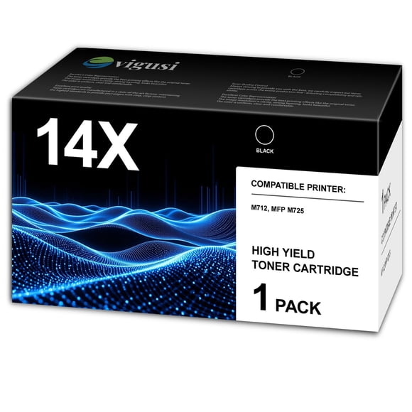 Cartucho de tóner VIGUSI 14X negro de alto rendimiento compatible con HP