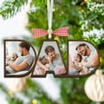 thumbnail image 3 of Custom Dad Photo Ornament, Personalized Christmas Ornament for Dad, Photo Collage Gift for Husband, Special Dad Christmas Gift, New Dad Gift 2025, 3 of 4