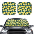 thumbnail image 2 of Fotbe Lemon Juego de 2 Piezas de Parasoles para Parabrisas | Bloqueador Solar para Auto | Accesorios Plegables para Protección Solar Interior-Medium, 2 of 6