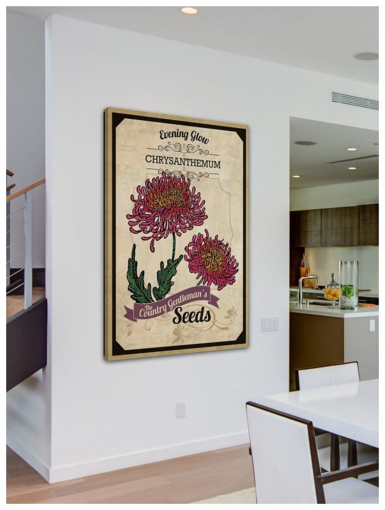Marmont Hill "Flower Packet Chrysanthemum" Painting Print on Canvas