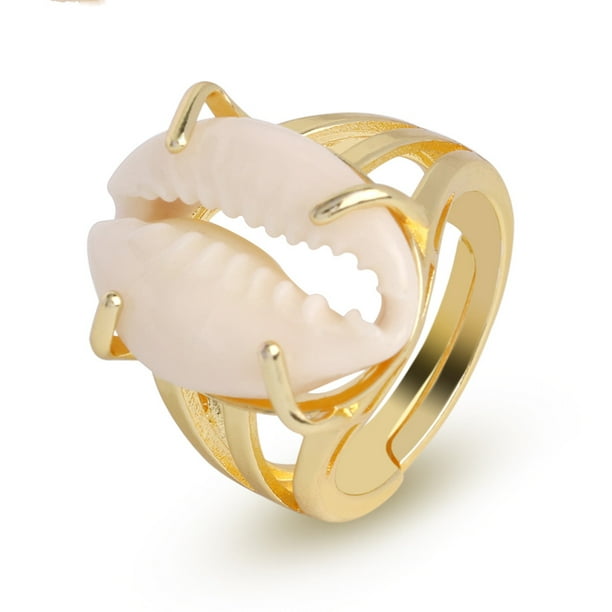 Shell ring deals gold