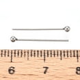 thumbnail image 3 of 304 Stainless Steel Head Pins Stainless Steel color 18mm Head: 2mm 304 Stainless Steel, 3 of 3