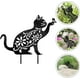 thumbnail image 3 of Estatuas de metal decorativas para jardín CHAO gato negro 1 pieza, 3 of 5