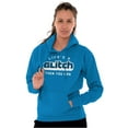 thumbnail image 4 of Life's A Glitch Then Lag Video Game Hoodie Sweatshirt Women Men Brisco Brands M, 4 of 6