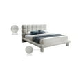 thumbnail image 2 of Meridian Furniture Deco Cream Boucle Fabric Full Bed, 2 of 6