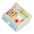 thumbnail image 2 of MasteelfCA 1 Set Children Simulated Wooden Cash Register Tool Table Play Educational Toy, 2 of 7