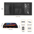 thumbnail image 5 of POLERO Neon Wolf Youth Wallet for Sports, Polyester Trifold Money Organizer with Foldable Lightweight Wear Resistant Children Wallets, 5 of 6