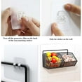thumbnail image 6 of Kedshhgu Iron Kitchen Vegetable Storage Rack, Space Saving and Multi-Purpose, Hanging Fruit Basket and Produce Vegetable Storage Rack, Suitable for Kitchen or Pantry, 6 of 6