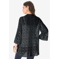 thumbnail image 2 of Roaman's Women's Plus Size Lace Swing Jacket, 2 of 3