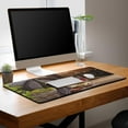 thumbnail image 7 of Pc Mouse Pad Wine Desktop Pad, Extra Large Mouse Pads Mans Office Accessories Gaming Desk Mats, Mousepad Large Waterproof Non-Slip Rubber Base, 35.4 X 15.7 inch for Work/Game/Office/Home, 7 of 7