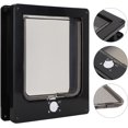 thumbnail image 3 of Porte de Sécurité pour Animaux Verrouillable, Porte pour Animaux, pour Chat (L, Noir), 3 of 8